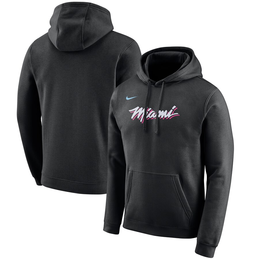 NBA Miami Heat Nike 201920 City Edition Club Pullover Hoodie Black